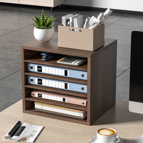Literature Organizers 5 Compartments Office Mailbox with Adjustable
