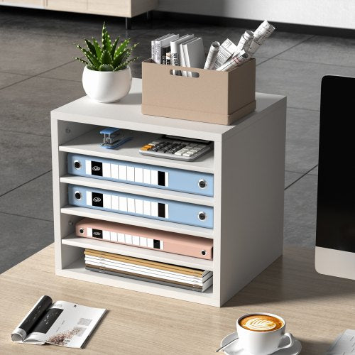 Literature Organizers 5 Compartments Office Mailbox with Adjustable