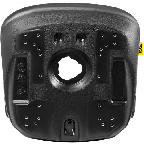 Universal Lawn Tractor Seat Replacement Compact High Back Mower Seat Black