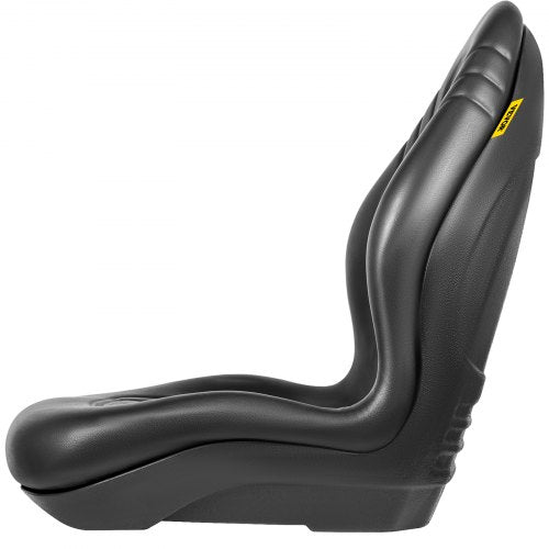Universal Lawn Tractor Seat Replacement Compact High Back Mower Seat Black