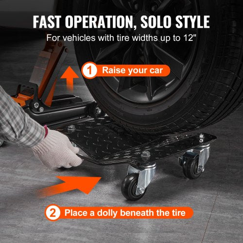 Wheel Dolly 3000 lbs1360 kg Car Dollies Wheel Dolly Car Tire Stake Set of 2