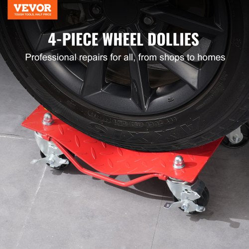 Wheel Dolly 8000 lbs Capacity HeavyDuty Steel Car Mover Wheel Dolly Car