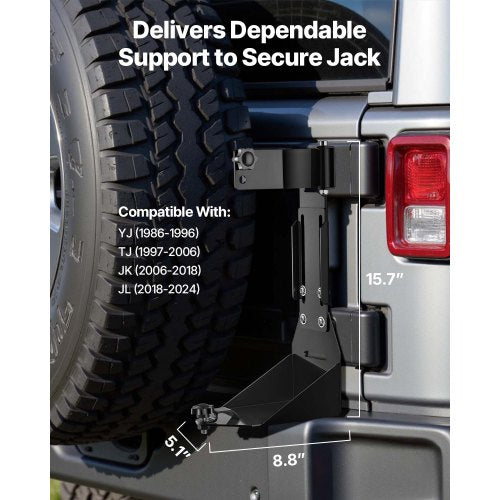 High Lift Jack Mount Bracket Farm Jack Holder Mounting Bracket Kit Mount