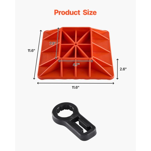 High Lift Jack Base and Handle Keeper 116 x 116 Off Road Jack Stand