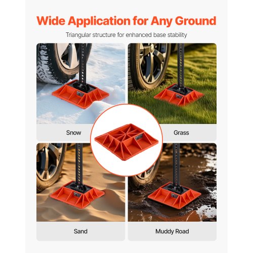 High Lift Jack Base and Handle Keeper 116 x 116 Off Road Jack Stand