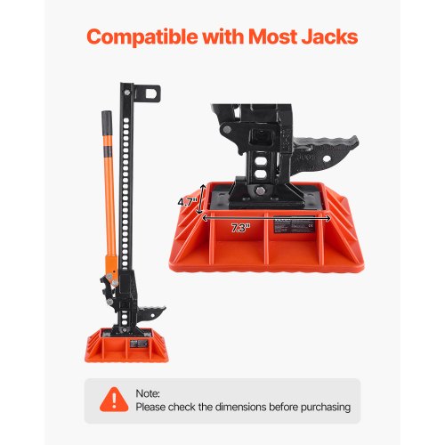 High Lift Jack Base and Handle Keeper 116 x 116 Off Road Jack Stand