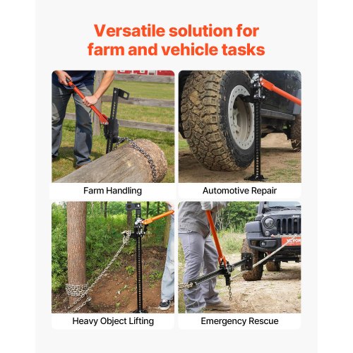 Farm Jack 34 Utility High Lift Farm Jack 318 Ton 7000 lbs Capacity