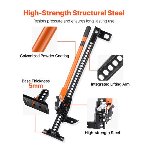 Farm Jack 36 Utility High Lift Farm Jack 318 Ton 7000 lbs Capacity