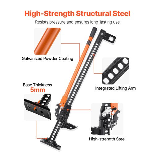 Farm Jack 42 Utility High Lift Farm Jack 318 Ton 7000 lbs Capacity