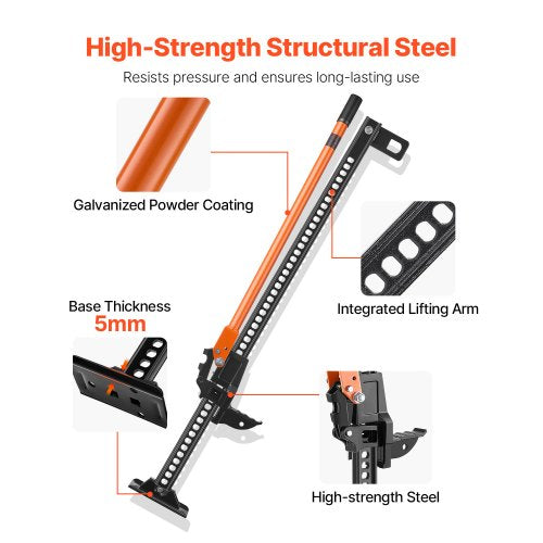 Farm Jack 48 Utility High Lift Farm Jack 318 Ton 7000 lbs Capacity