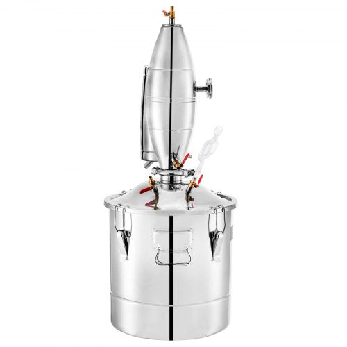 50L 13.2Gal Water Alcohol Distiller 304 Stainless Steel Alcohol Still Wine