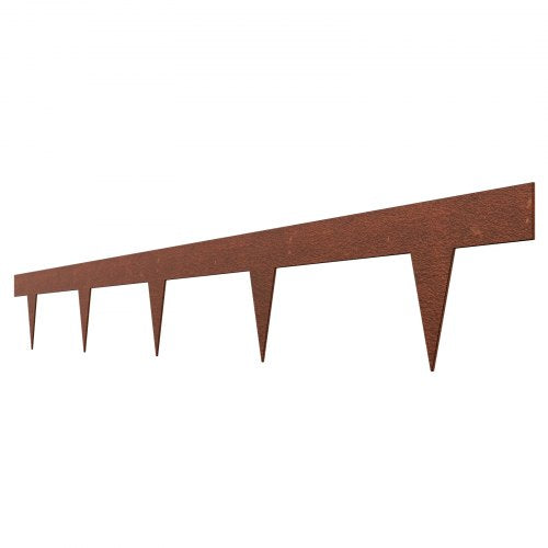 Steel Landscape Edging 10 Packs 40 x 4.5 in WeatherResistant PreRust
