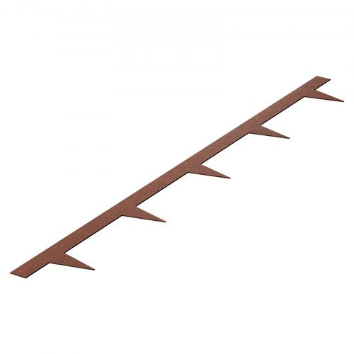 Steel Landscape Edging 10 Packs 40 x 4.5 in WeatherResistant PreRust