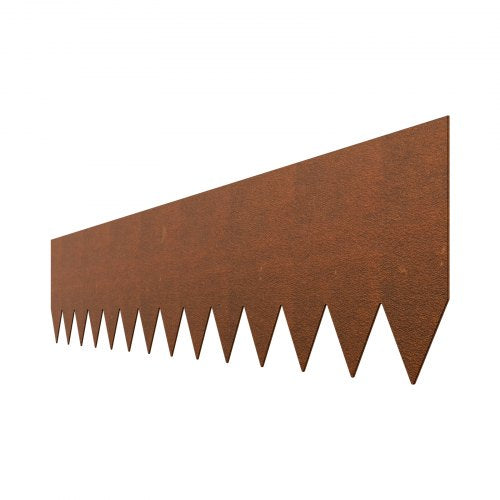 Steel Landscape Edging 6 Packs 40 x 8 in WeatherResistant PreRust Metal