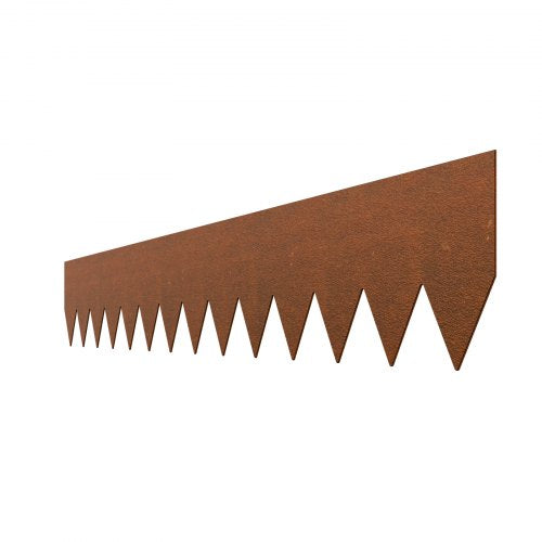 Steel Landscape Edging 6 Packs 40 x 6 in WeatherResistant PreRust Metal