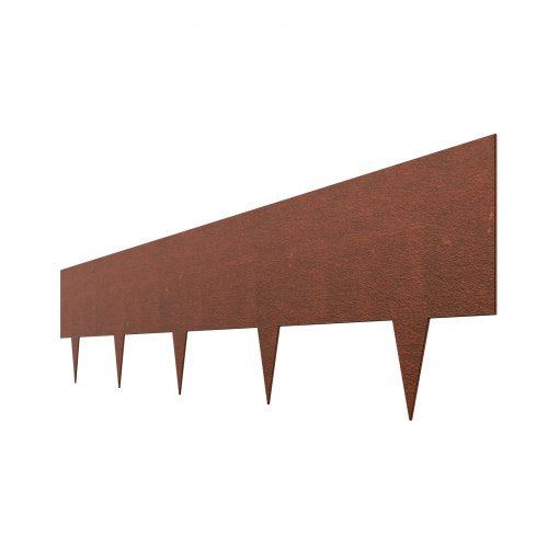 Steel Landscape Edging 6 Packs 40 x 8 in WeatherResistant PreRust Metal