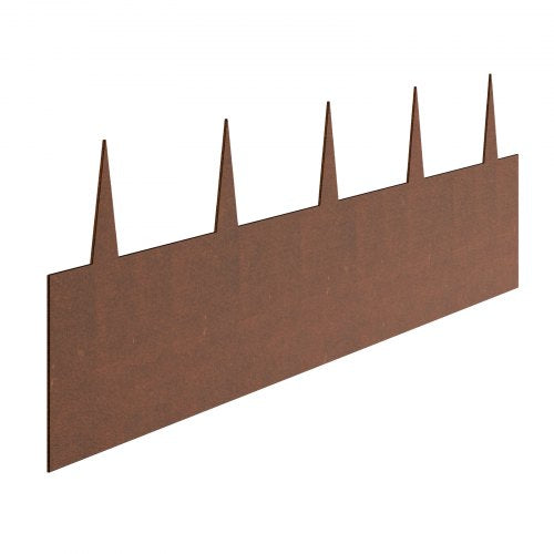 Steel Landscape Edging 6 Packs 40 x 8 in WeatherResistant PreRust Metal