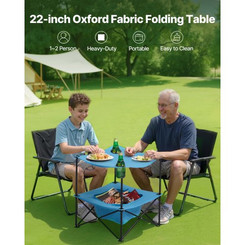 Folding Camping Table Portable Outdoor Lightweight Picnic Table 600D