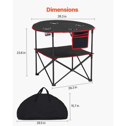 Folding Camping Table Portable Outdoor Lightweight Picnic Table 600D 1