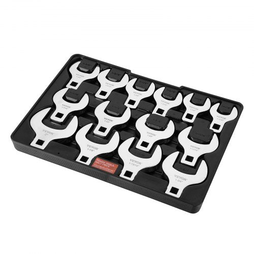 Crowfoot Wrench Set 12 Drive 14Piece SAE 1116 – 2 Crows Foot