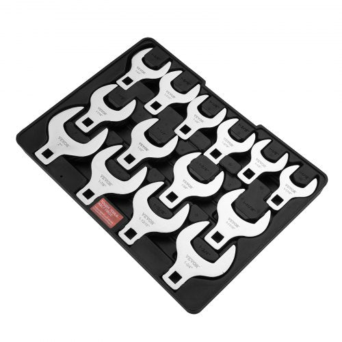 Crowfoot Wrench Set 12 Drive 14Piece SAE 1116 – 2 Crows Foot