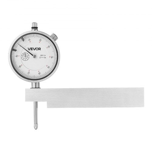 Dial Test Indicator with Metal Base001 inch Accuracy1 inch Range