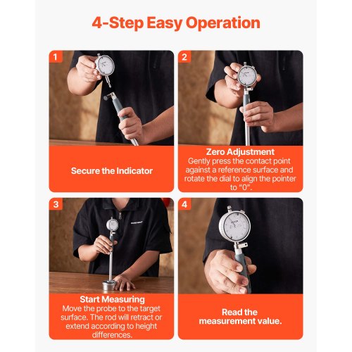 Dial Test Indicator and Bore Gauge Measuring Tool Set Dial Indicator001