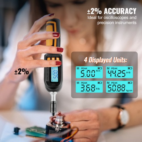 Digital Torque Screwdriver 14 Drive Screwdriver Torque Wrench