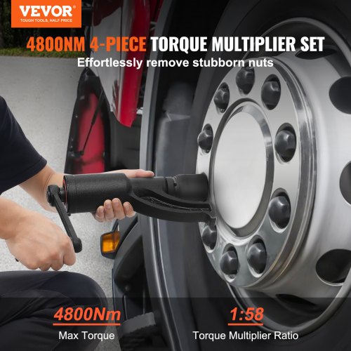 Torque Multiplier Heavy Duty Torque Multiplier Wrench Set 1 Inch Drive Lug