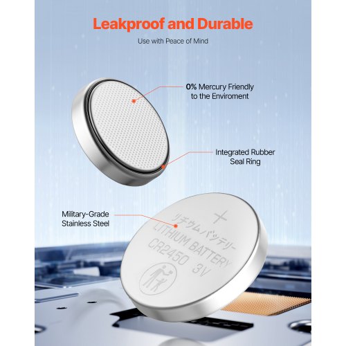 CR2450 Lithium Battery 20 Count Pack of 4 Lithium Coin Battery