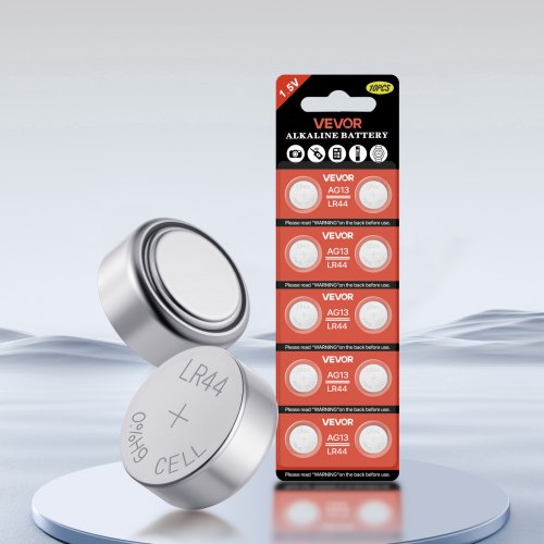 Button Cell Battery 4 Pack 40 Count LR44 Alkaline Batteries NonMercury
