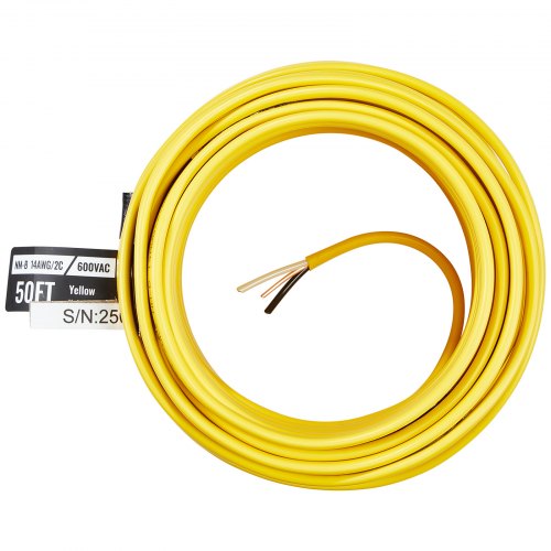 NMB Wire 14AWG2C NonMettalic Residential Indoor Electrical Wire with Ground
