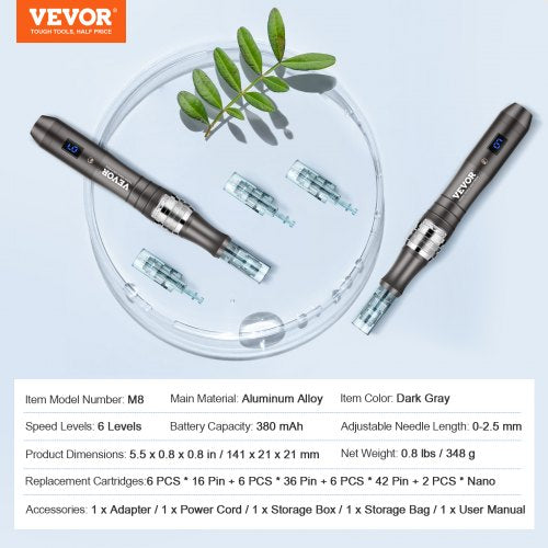 Professional Microneedling Pen Electric Derma Pen with 20PCS Disposable