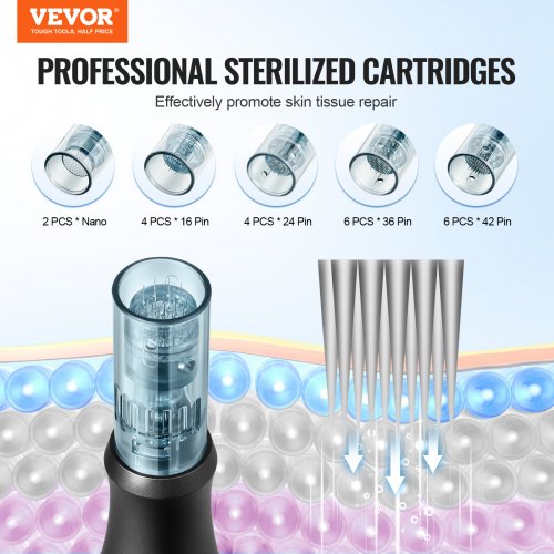 Professional Microneedling Pen Electric Derma Pen with 22PCS Disposable
