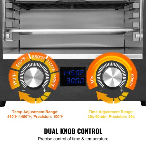 Electric Steak Grill 1800W Smokeless Infrared Electric Broiler 1450°F