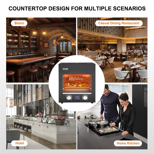 Electric Steak Grill 1800W Smokeless Infrared Electric Broiler 1450°F