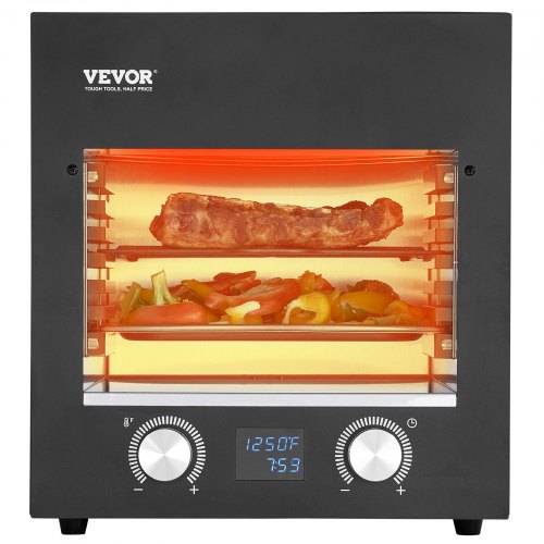 Electric Steak Grill 1800W Smokeless Infrared Electric Broiler 1450°F