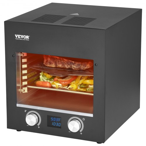 Electric Steak Grill 1800W Smokeless Infrared Electric Broiler 1450°F