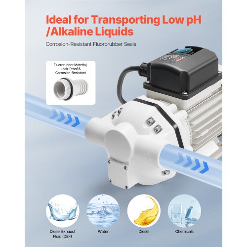 DEF Transfer Pump 105 GPM Diaphragm Irrigation Self Priming Electric