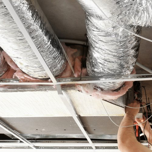 Dryer Vent Hose 10 Insulated Flexible Duct 25FT Long with 2 Duct Clamps
