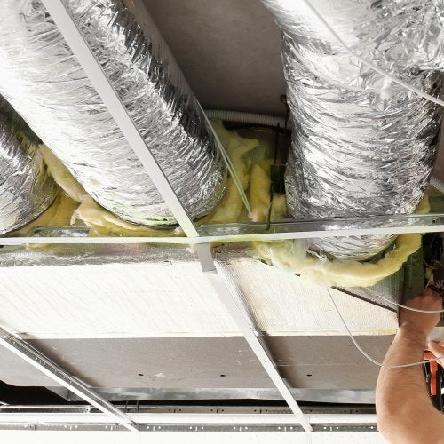 Dryer Vent Hose 5 Insulated Flexible Duct 25FT Long with 2 Duct Clamps