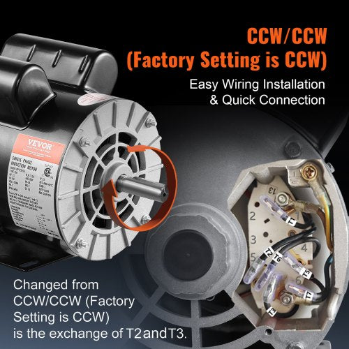 37HP Air Compressor Motor 3450RPM Electric Motor 230V 17.2 Amps 58