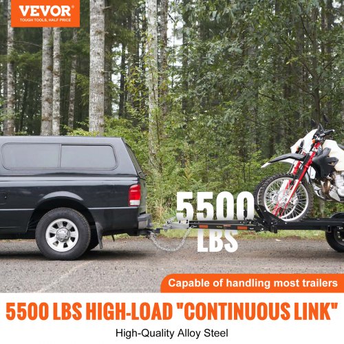 Tow Bar 5500 lbs Towing Capacity with Chains PowderCoating Alloy Steel