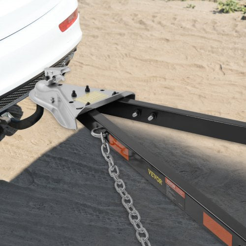 Tow Bar 5500 lbs Towing Capacity with Chains PowderCoating Alloy Steel