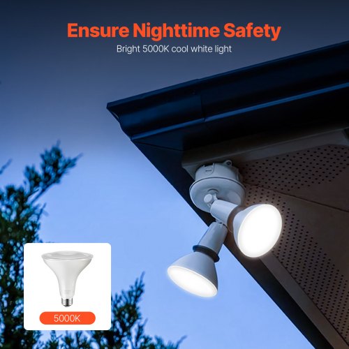 PAR38 Flood Light Bulb 6 Pack LED Outdoor Flood Lights 1050 Lumens LED