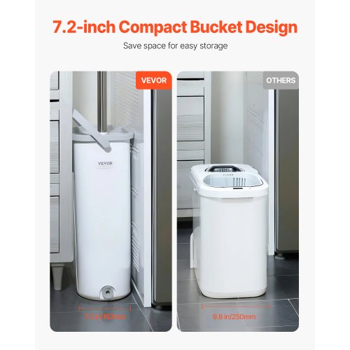 Mop and Bucket with Wringer Set Wet Dry Use Flat Mop and Bucket System