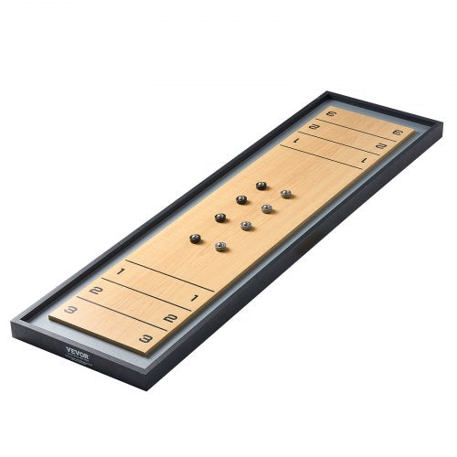 45 Shuffleboard and Curling 2 in 1 Board Game Portable Tabletop Set – 4 L