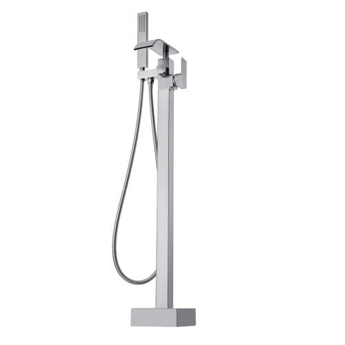 Freestanding Bathtub Faucet Floor Mount Freestanding Tub Filler Shower