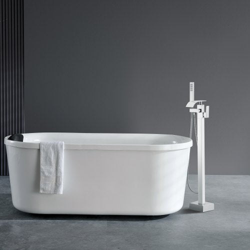 Freestanding Bathtub Faucet Floor Mount Freestanding Tub Filler Shower