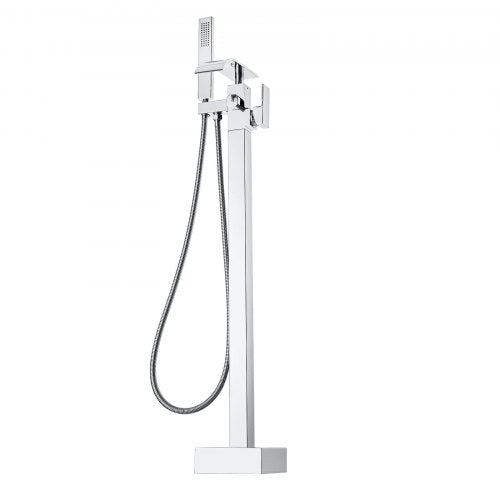 Freestanding Bathtub Faucet Floor Mount Freestanding Tub Filler Shower